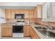 Kitchen with granite countertops and double sink at 5415 N 79Th Dr, Glendale, AZ 85303