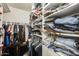 Well-organized closet with ample hanging and shelf space at 6702 E Adobe St, Mesa, AZ 85205