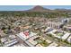 Aerial view showing building location near mountains at 6805 E 2Nd St # 17, Scottsdale, AZ 85251