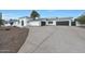 Spacious driveway with ample parking for multiple cars at 6912 E Larkspur Dr, Scottsdale, AZ 85254