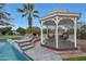 Relaxing gazebo with seating near the pool at 6912 E Larkspur Dr, Scottsdale, AZ 85254