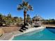 Refreshing pool with gazebo and lush landscaping at 6912 E Larkspur Dr, Scottsdale, AZ 85254