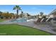 Two lounge chairs by the pool, under the sun at 6912 E Larkspur Dr, Scottsdale, AZ 85254