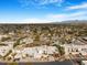 Aerial view showcasing the property and surrounding area at 8626 E Mackenzie Dr, Scottsdale, AZ 85251