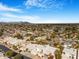 Aerial view showcasing the property and surrounding area at 8626 E Mackenzie Dr, Scottsdale, AZ 85251