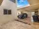 Attached garage with additional storage space at 8626 E Mackenzie Dr, Scottsdale, AZ 85251