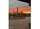 Stunning desert landscape with sunset view at 9135 E Buckskin Trl, Scottsdale, AZ 85255