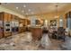 Gourmet kitchen, featuring stainless steel appliances and granite countertops at 9135 E Buckskin Trl, Scottsdale, AZ 85255