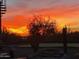 Spectacular sunset view from backyard putting green at 9135 E Buckskin Trl, Scottsdale, AZ 85255