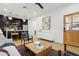 Modern kitchen with dark cabinetry and a large island at 929 E Granada Rd, Phoenix, AZ 85006