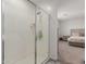 Clean bathroom with a glass shower enclosure at 9354 E Sector Dr, Mesa, AZ 85212