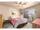 Cozy bedroom with a queen-size bed and southwestern decor at 9990 N Scottsdale Rd # 2048, Paradise Valley, AZ 85253