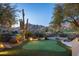 Enjoy your own private putting green with mountain views at 10420 E Morning Vista Ln, Scottsdale, AZ 85262