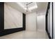 Minimalist living room featuring modern lighting and a feature marble wall at 11612 N 86Th St, Scottsdale, AZ 85260