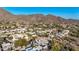 Aerial view showcasing the community's upscale homes and landscape at 13503 E Summit Dr, Scottsdale, AZ 85259