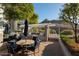 Outdoor patio area with seating, grill, and mountain views at 140 E Rio Salado Pkwy # 111, Tempe, AZ 85281