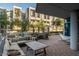 Spacious patio with comfortable seating and views of the community at 140 E Rio Salado Pkwy # 111, Tempe, AZ 85281