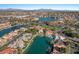 Luxury waterfront homes with lake and mountain views at 1519 E Treasure Cove Dr, Gilbert, AZ 85234