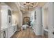 Large bathroom with double vanities, soaking tub, and walk-in shower at 1519 E Treasure Cove Dr, Gilbert, AZ 85234