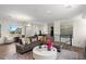 Spacious game room with comfortable seating and large windows at 1519 E Treasure Cove Dr, Gilbert, AZ 85234