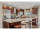 Updated kitchen, granite countertops, stainless steel appliances and an island at 1637 N Bridalwreath St, Tempe, AZ 85288