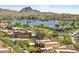 Community overview showcasing lake and mountain views at 17025 E La Montana Dr # 130, Fountain Hills, AZ 85268