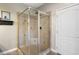 Clean shower with tile surround and glass enclosure at 17025 E La Montana Dr # 130, Fountain Hills, AZ 85268