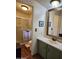 Bathroom with shower and tub, vanity, and mirror at 2233 E Behrend Dr # 93, Phoenix, AZ 85024