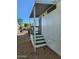 Mobile home exterior with covered steps at 2233 E Behrend Dr # 93, Phoenix, AZ 85024