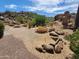 Community recreation area with horseshoe pit and seating at 2233 E Behrend Dr # 93, Phoenix, AZ 85024