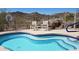Community spa with mountain views and seating area at 2233 E Behrend Dr # 93, Phoenix, AZ 85024