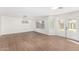 Dining room with hardwood floors and access to the backyard at 224 S 151St Ave, Goodyear, AZ 85338