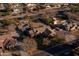 Aerial view of a house with a pool and a large backyard at 22911 S 199Th St, Queen Creek, AZ 85142