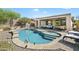 Spacious pool and patio area, perfect for entertaining at 2446 W Myopia Dr, Anthem, AZ 85086