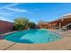 Sparkling kidney-shaped pool perfect for relaxation at 3639 W Bloomfield Rd, Phoenix, AZ 85029