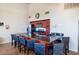 Fully equipped clubhouse kitchen with granite countertop and bar seating at 3825 E Camelback Rd # 239, Phoenix, AZ 85018