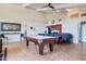 Game room with pool table and kitchenette, perfect for residents' gatherings at 3825 E Camelback Rd # 239, Phoenix, AZ 85018