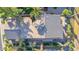 Top-down view of tile roof and landscaping at 6202 E Mckellips Rd # 42, Mesa, AZ 85215