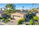 Two-car garage with landscaping and sitting area at 6202 E Mckellips Rd # 42, Mesa, AZ 85215