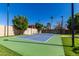 Well-maintained paddle ball court with green surface at 6202 E Mckellips Rd # 42, Mesa, AZ 85215