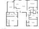 Detailed floorplan showcasing the layout, dimensions, and flow of the entire house at 8631 E Vista Dr, Scottsdale, AZ 85250