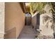 Front entry with a walkway and light fixtures at 9628 E Olla Ave, Mesa, AZ 85212