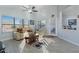 Relaxing living room with comfortable seating and access to backyard at 9628 E Olla Ave, Mesa, AZ 85212