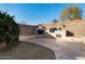 Outdoor patio with built-in BBQ and fireplace at 9628 E Olla Ave, Mesa, AZ 85212