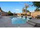 Relaxing pool and patio, with plenty of space for sunbathing at 9628 E Olla Ave, Mesa, AZ 85212