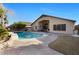 Stunning pool and patio area, perfect for outdoor entertaining at 9628 E Olla Ave, Mesa, AZ 85212