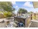 Inviting hot tub with steps and handrails, located in the backyard at 10631 W Brookside Dr, Sun City, AZ 85351