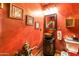 Unique bathroom with decorative walls and a copper sink at 13210 W Palo Verde Dr, Litchfield Park, AZ 85340