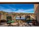 Stunning mountain and city views from this spacious balcony at 13840 N Mirage Heights W Ct # 217, Fountain Hills, AZ 85268