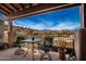 Private balcony with mountain views and seating area at 13840 N Mirage Heights W Ct # 217, Fountain Hills, AZ 85268